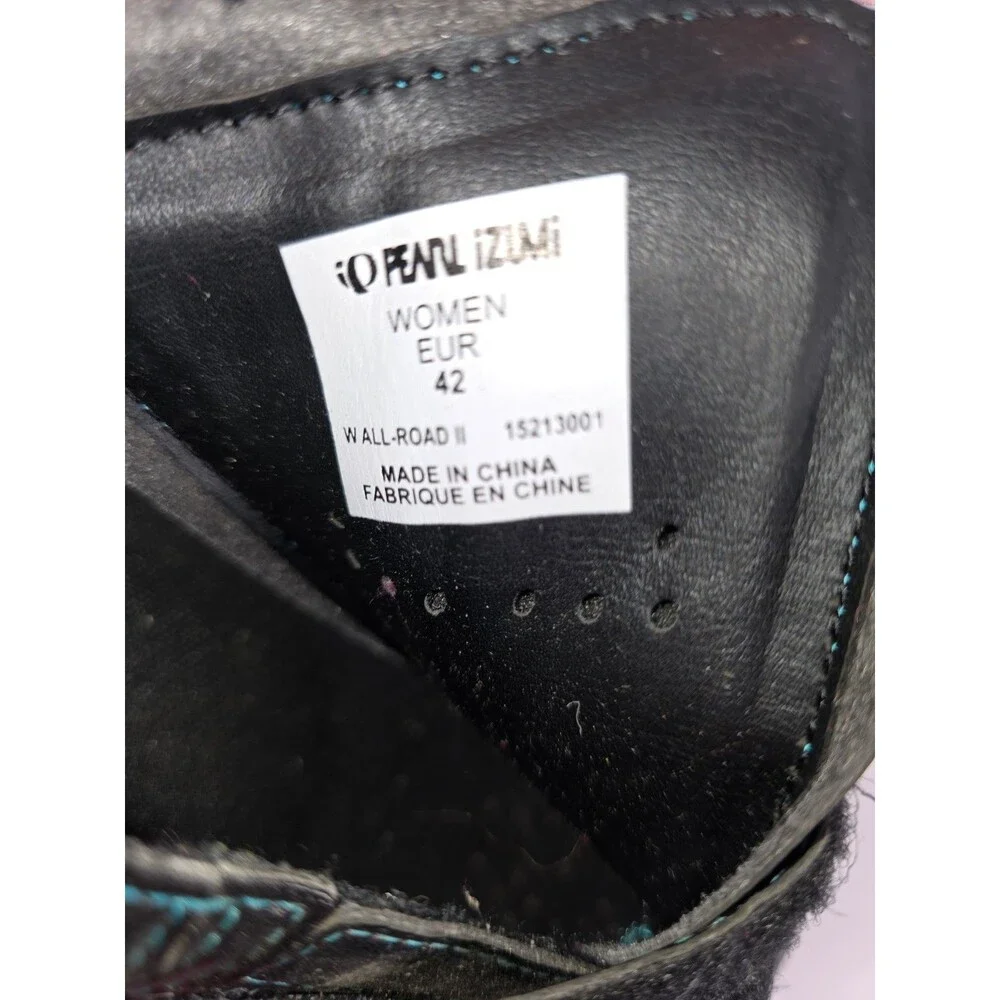 Pearl Izumi Women’s All-Road II Cycling Shoes – EUR 42 – Black/Blue - Durable